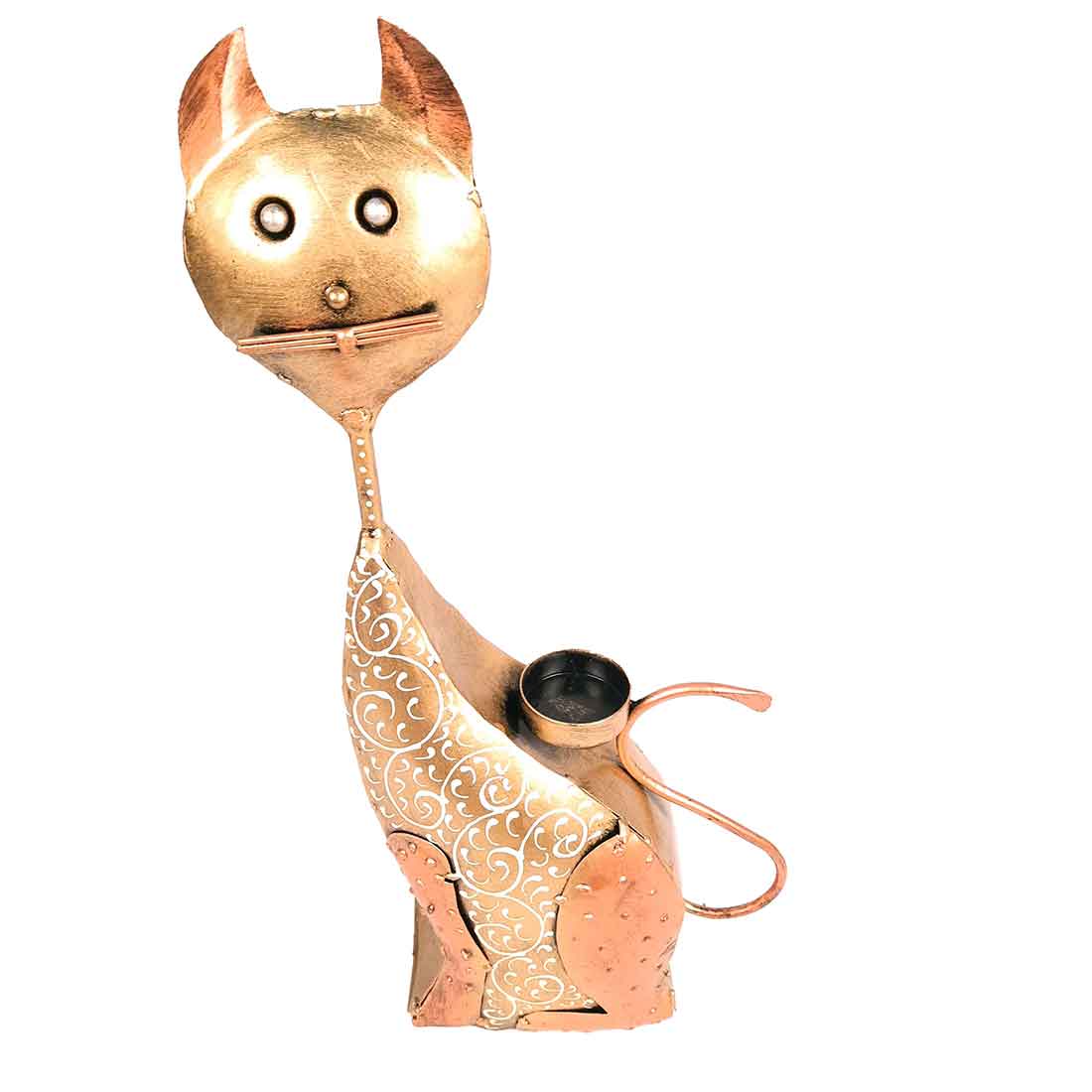 Decorative Tealight Candle Holders- Apkamart #Color_Golden