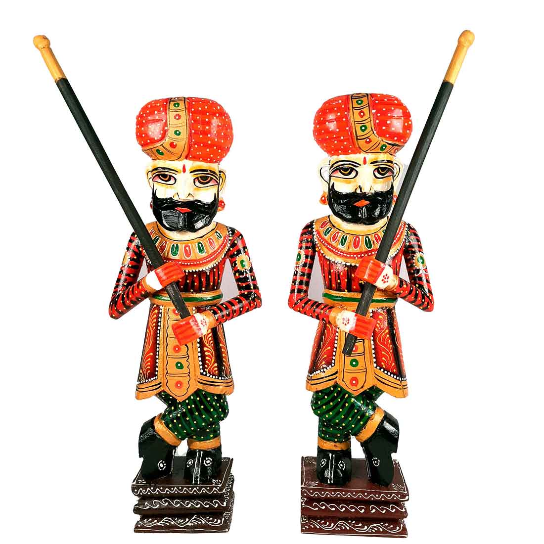 Darbaan Set Showpiece - Human Figurines - for Living Room & Home Decor - 24 Inch