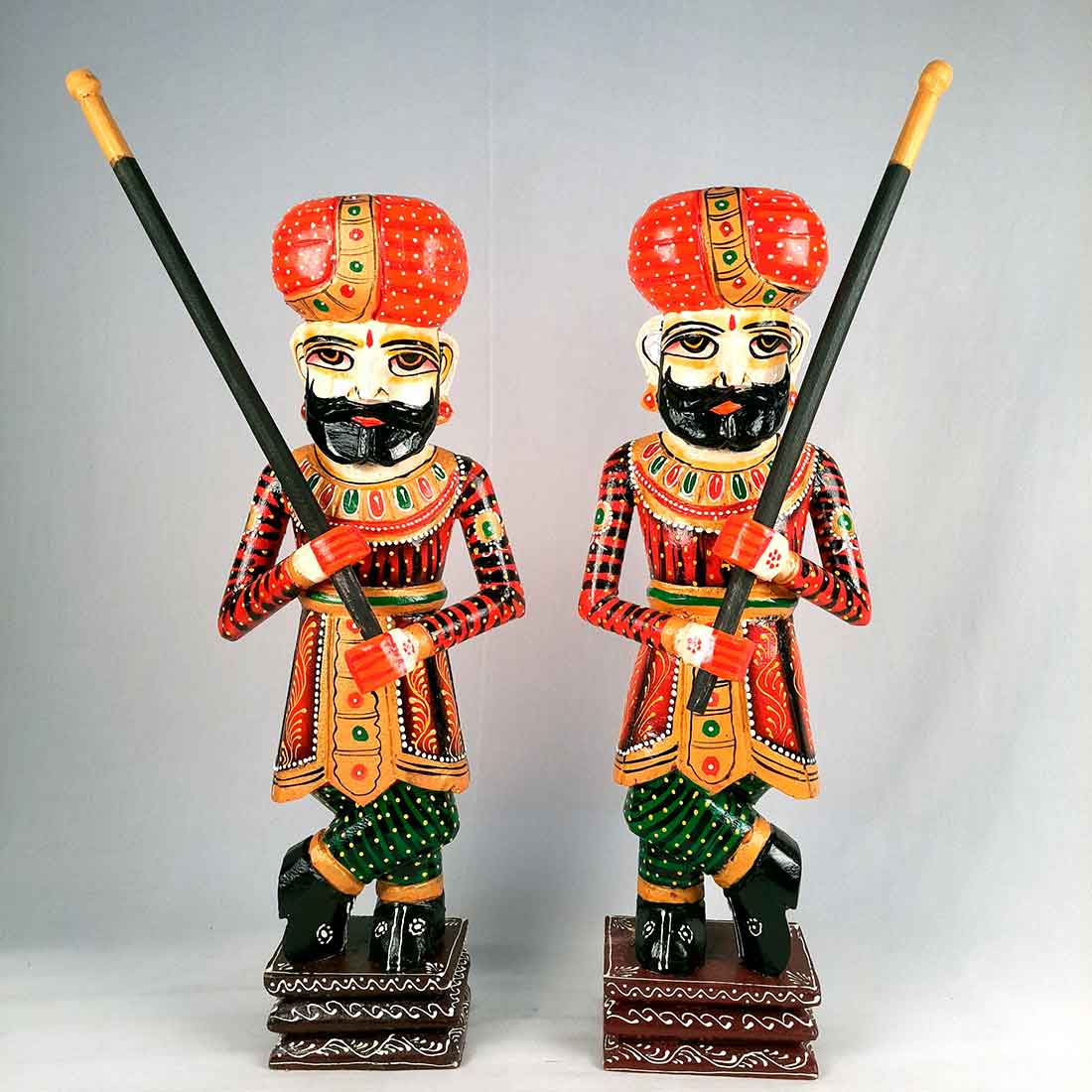 Darbaan Set Showpiece - Human Figurines - for Living Room & Home Decor - 24 Inch