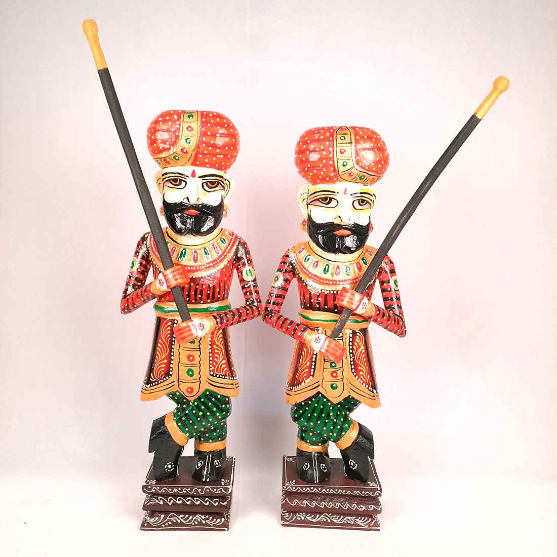 Darbaan Set Showpiece - Human Figurines - for Living Room & Home Decor - 24 Inch