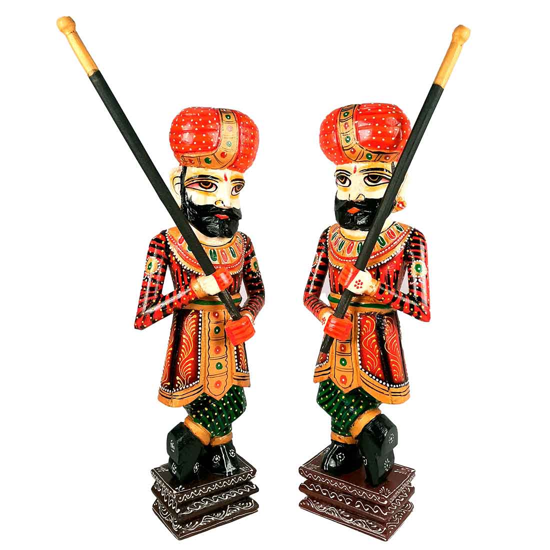 Darbaan Set Showpiece - Human Figurines - for Living Room & Home Decor - 24 Inch