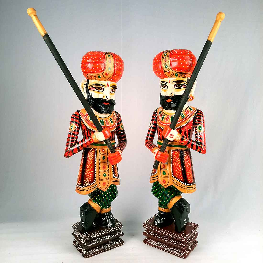 Darbaan Set Showpiece - Human Figurines - for Living Room & Home Decor - 24 Inch