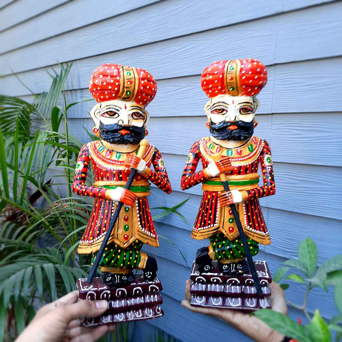 Darbaans Set - Human Figurine - Unique Showpiece for Living Room - 15 Inch