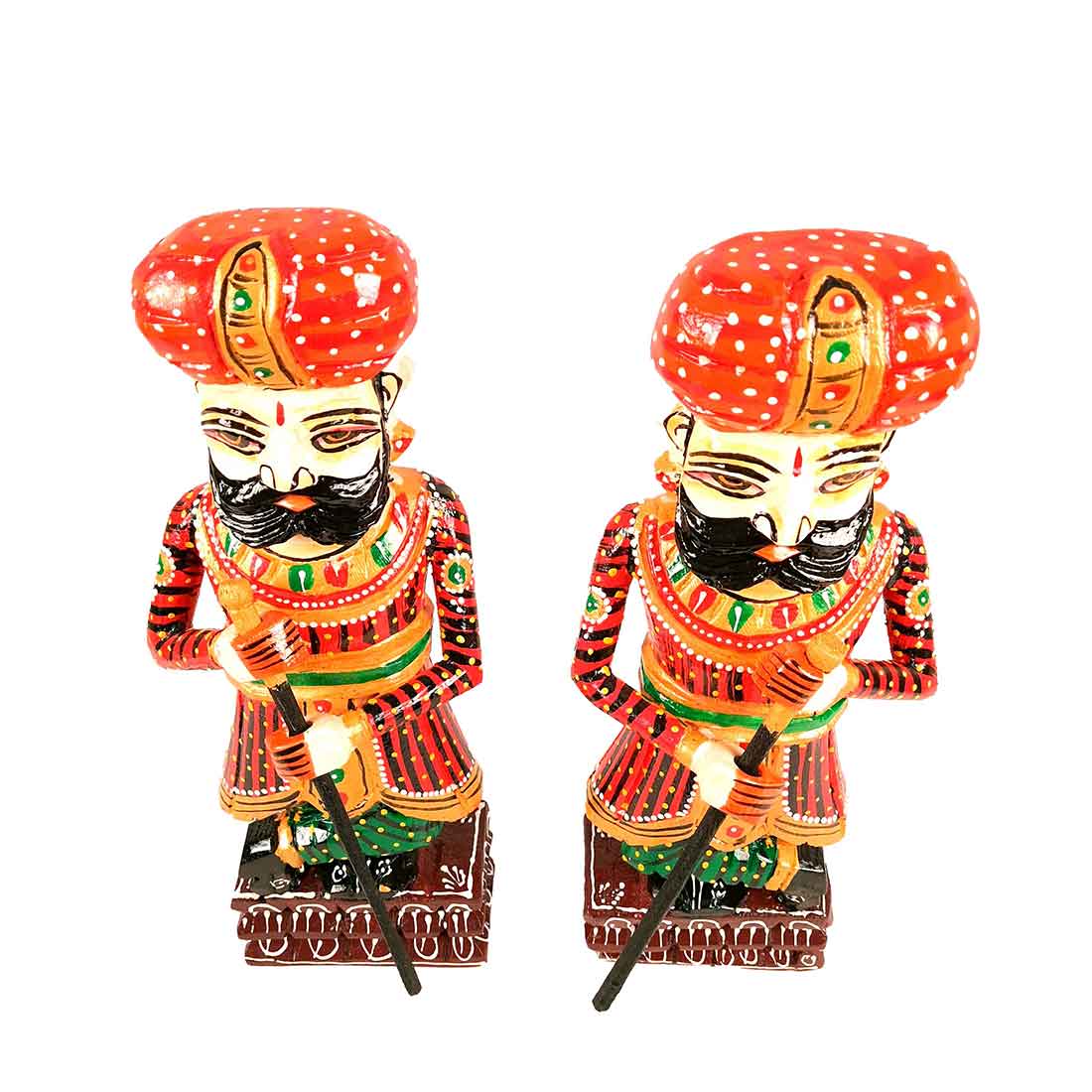 Darbaans Set - Human Figurine - Unique Showpiece for Living Room - 15 Inch