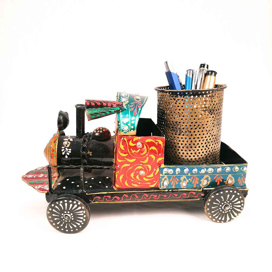 Engine Design Pen Holder- Apkamart #color_Red