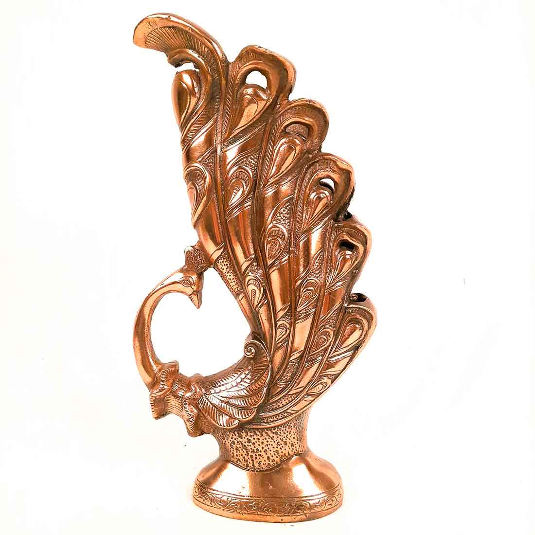 Vase | Flower Pot | Showpiece Cum Vase - Peacock Design - for Home Decoration, Living Room, Table, Shelf, Office , Interior Decor | Gifts for All Occasions - 16 Inch