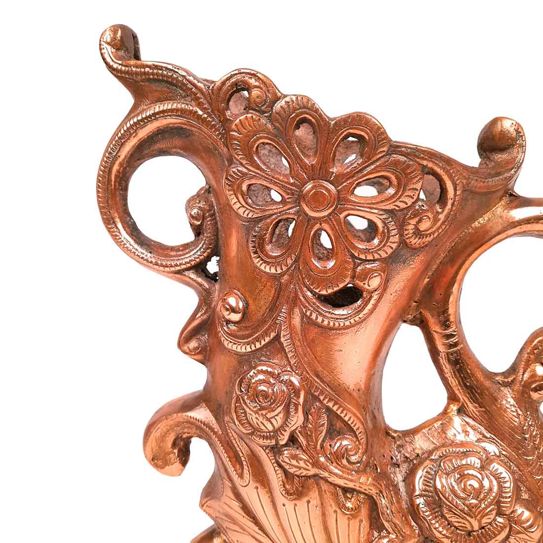 Vase | Flower Pot - Metal | Showpiece Cum Vase - for Home Decoration, Living Room, Table, Shelf, Office , Interior Decor | Gifts for All Occasions - 14 Inch