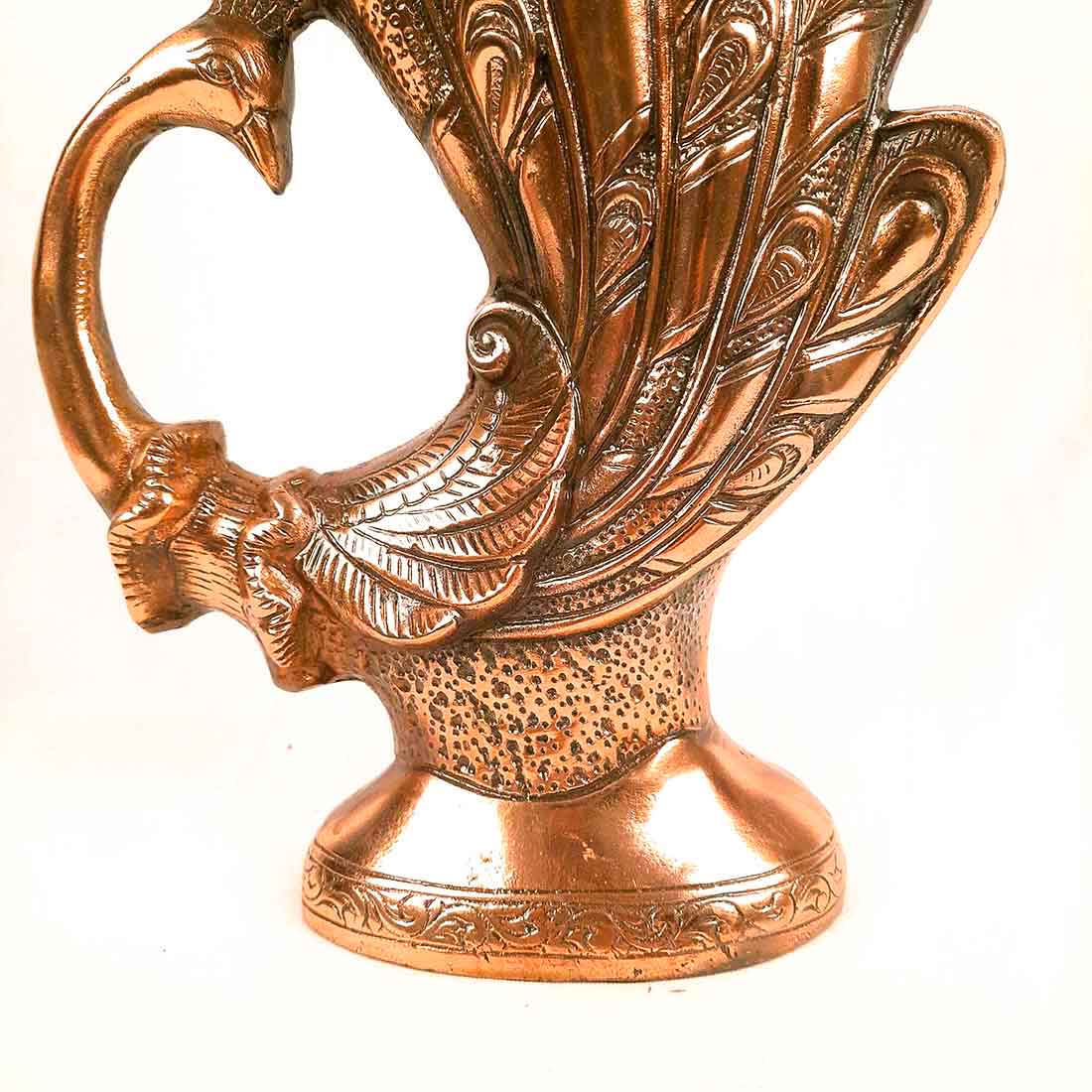 Vase | Flower Pot | Showpiece Cum Vase - Peacock Design - for Home Decoration, Living Room, Table, Shelf, Office , Interior Decor | Gifts for All Occasions - 16 Inch