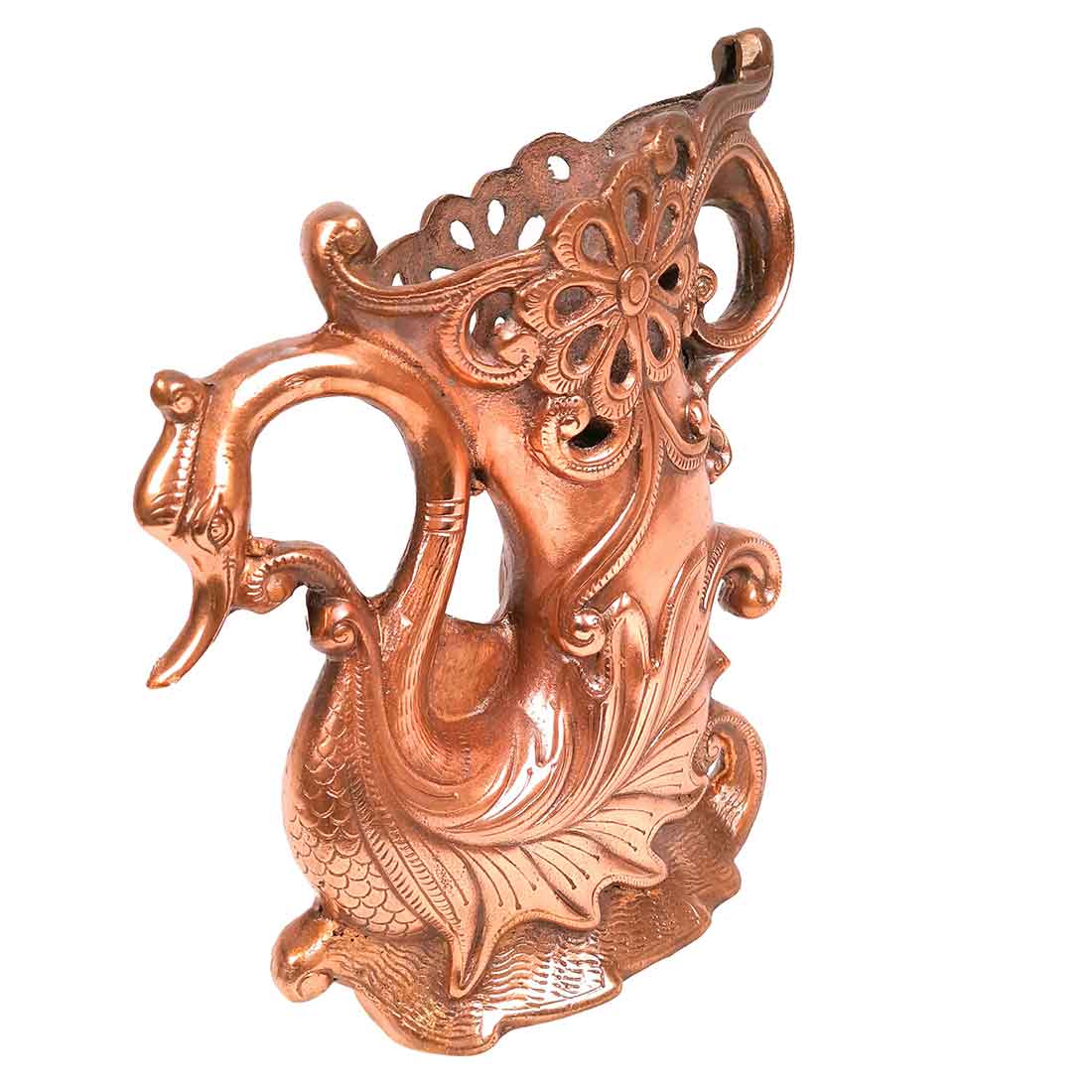 Vase | Flower Pot - Metal | Showpiece Cum Vase - for Home Decoration, Living Room, Table, Shelf, Office , Interior Decor | Gifts for All Occasions - 14 Inch