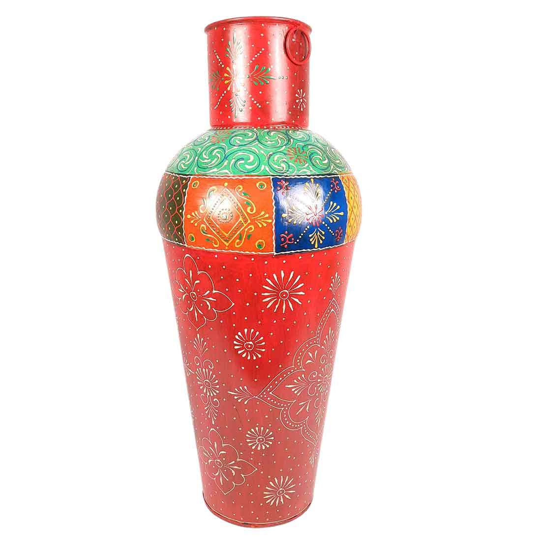 Vase | Corner Big Flower Vase for Living Room - 24 Inch