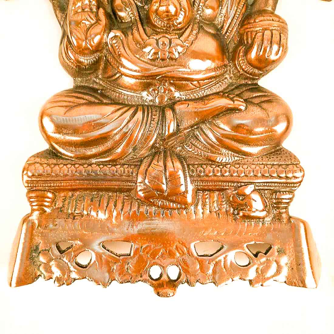 Ganesh Wall Hanging Murti | Ganesha Wall Statue With Sun - for Home Entrance & Main Door |Religoius & Spiritual Wall Art - For Puja, Living Room Decor & Gift - 15 Inch