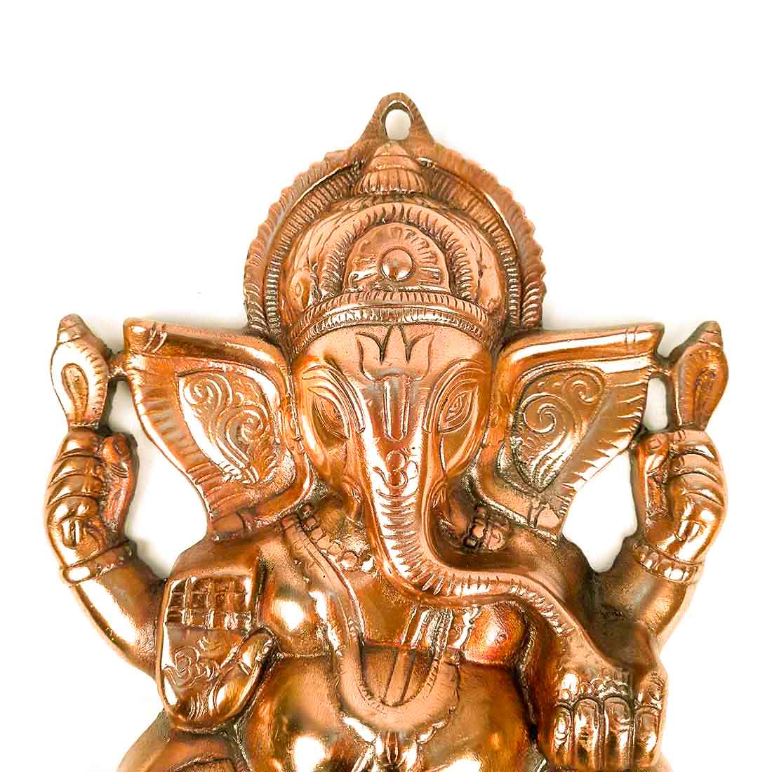 Ganesh Wall Hanging Murti | Shri Ganesha Wall Decor Statue - for Diwali & Housewarming Gift | Religious & Spiritual Wall Art - for Puja, Home, Entrance & Living Room - 12 Inch