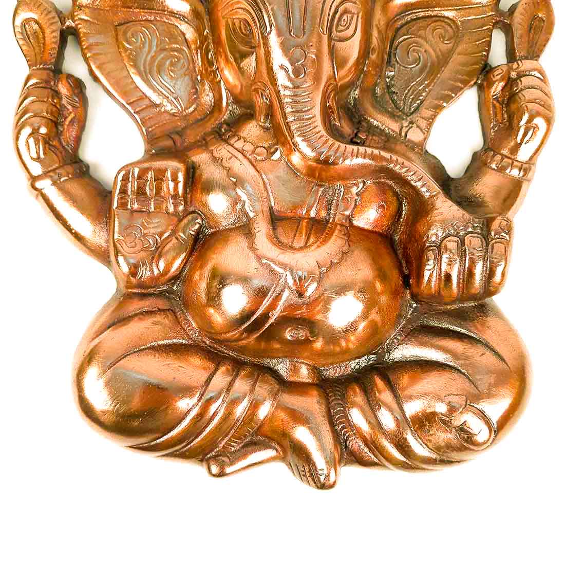 Ganesh Wall Hanging Murti | Shri Ganesha Wall Decor Statue - for Diwali & Housewarming Gift | Religious & Spiritual Wall Art - for Puja, Home, Entrance & Living Room - 12 Inch