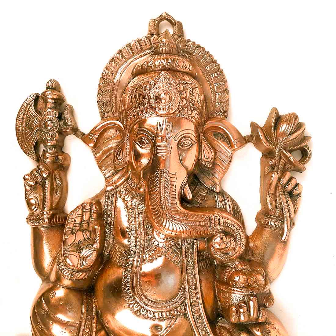 Ganesh Wall Hanging Idol Big | Lord Ganesha Statue Wall Art - For Puja, Home & Main Gate |Religoius & Spiritual Decor for Living Room - 23 Inch