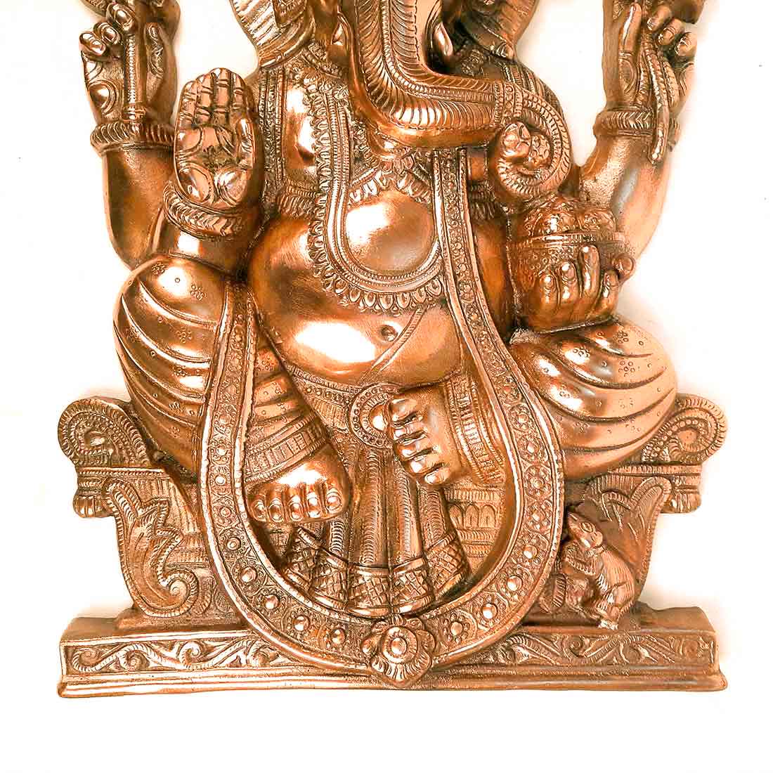 Ganesh Wall Hanging Idol Big | Lord Ganesha Statue Wall Art - For Puja, Home & Main Gate |Religoius & Spiritual Decor for Living Room - 23 Inch
