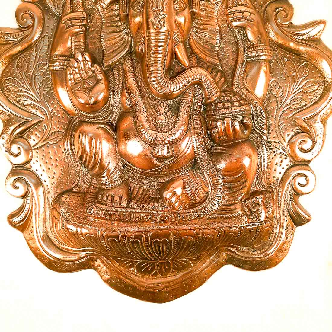 Ganesh Wall Hanging Statue | Ganesha Wall Idol for Puja, Home, Living Room Decor | Religious & Spiritual Wall Art | Diwali & Housewarming Gift - 16 Inch