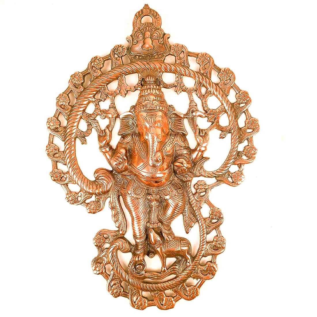 Ganesh Wall Hanging Idol Big | Lord Ganesha Statue Wall Art - For Puja, Home & Main Gate |Religoius & Spiritual Decor for Living Room- 17 Inch