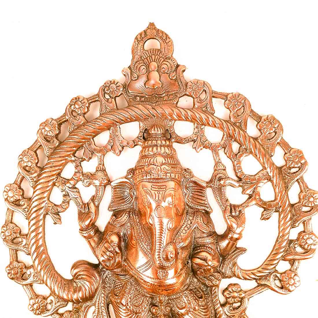 Ganesh Wall Hanging Idol Big | Lord Ganesha Statue Wall Art - For Puja, Home & Main Gate |Religoius & Spiritual Decor for Living Room- 17 Inch