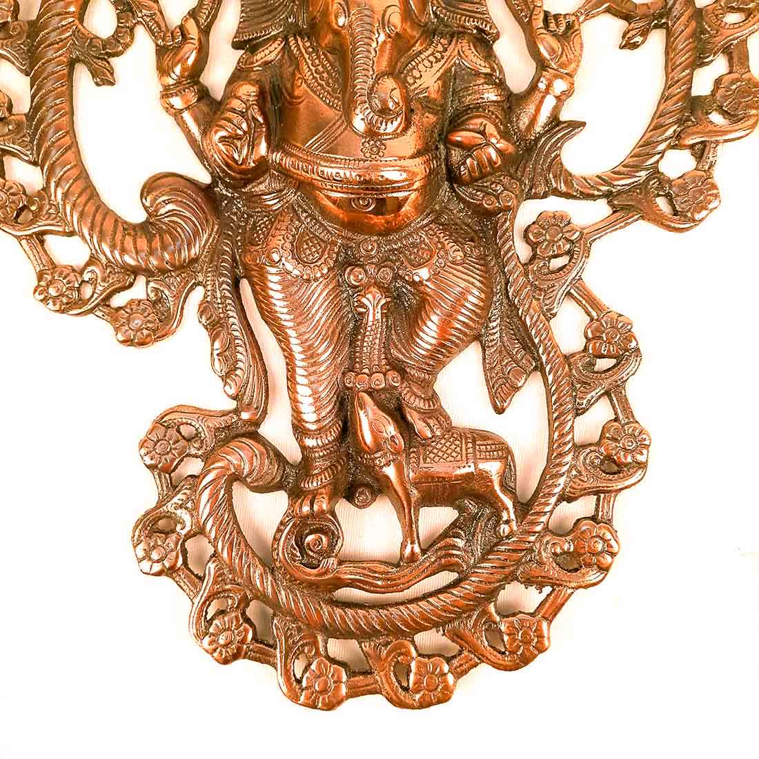 Ganesh Wall Hanging Idol Big | Lord Ganesha Statue Wall Art - For Puja, Home & Main Gate |Religoius & Spiritual Decor for Living Room- 17 Inch