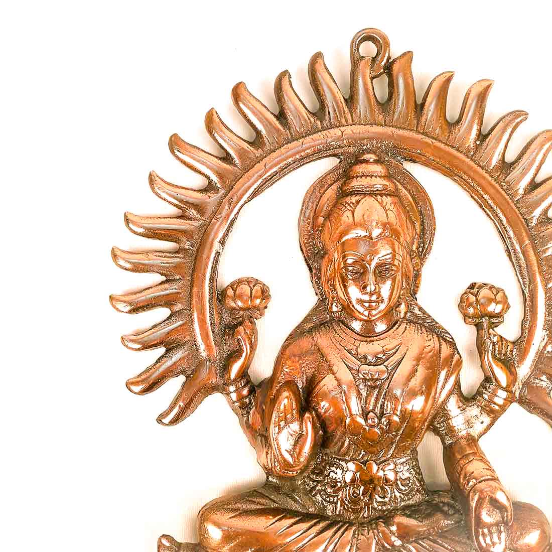 Goddess Laxmi Wall Hanging | Lakshmi Ji Wall Decor - For Puja & Home Decor - 16 Inch - Apkamart