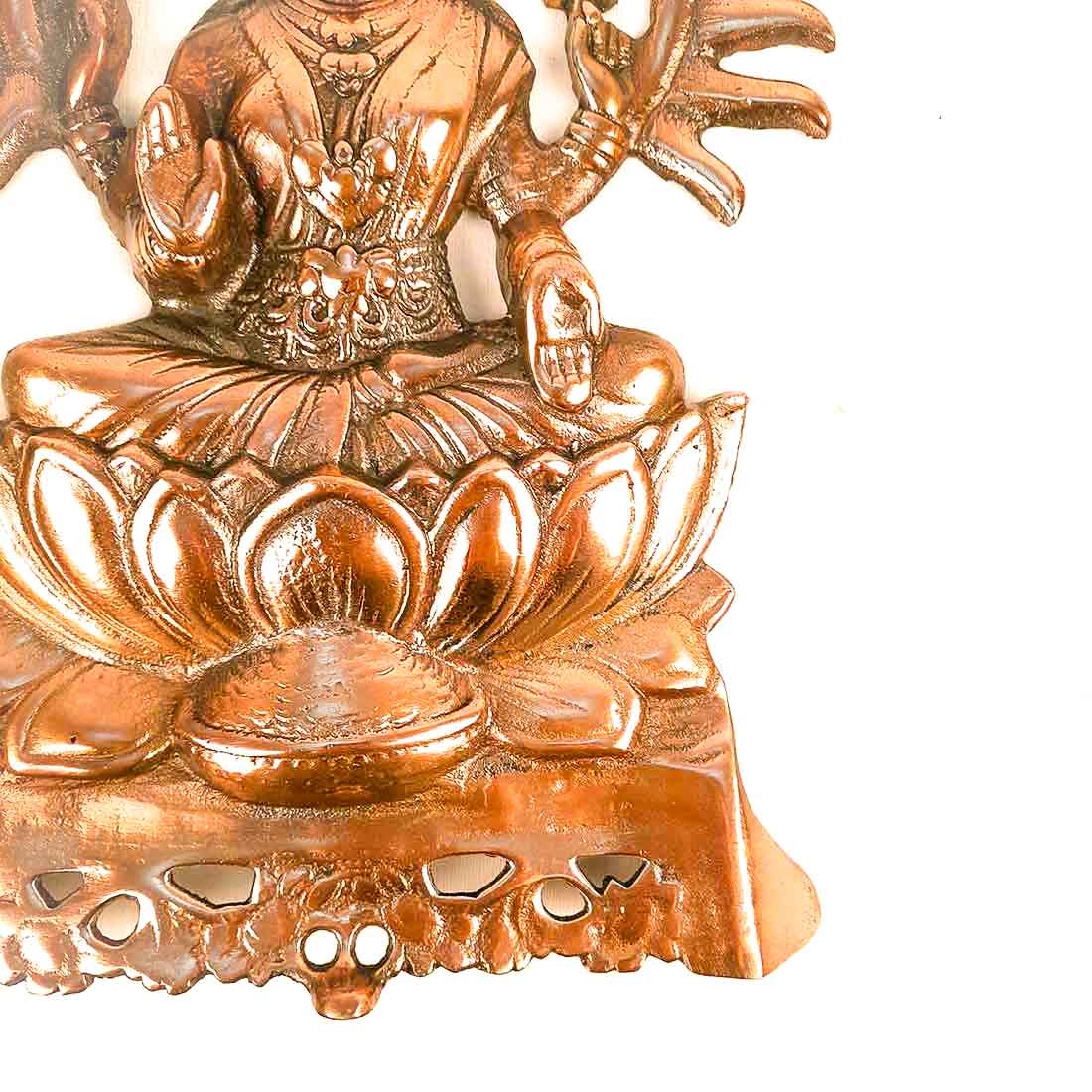 Goddess Laxmi Wall Hanging | Lakshmi Ji Wall Decor - For Puja & Home Decor - 16 Inch - Apkamart