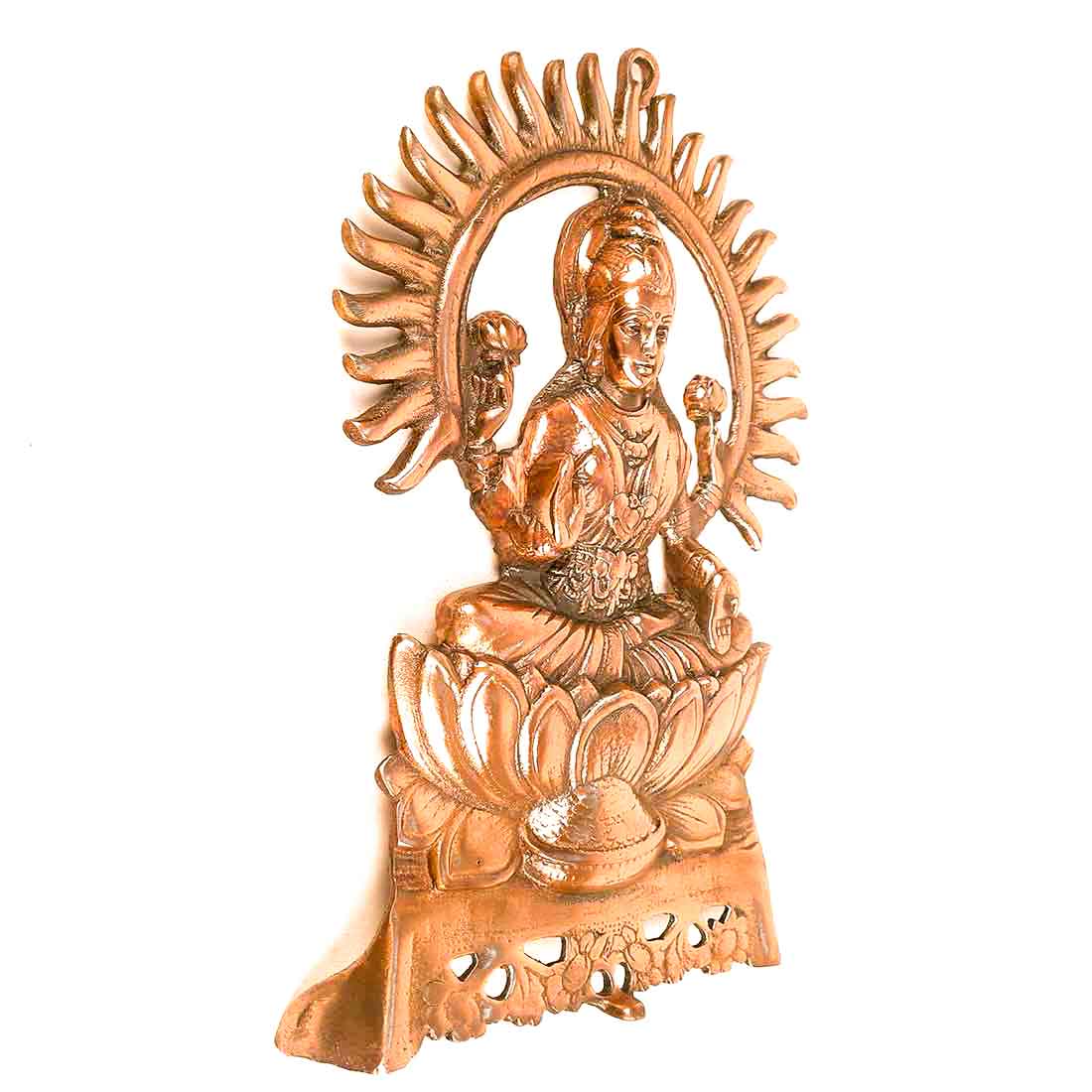 Goddess Laxmi Wall Hanging | Lakshmi Ji Wall Decor - For Puja & Home Decor - 16 Inch - Apkamart