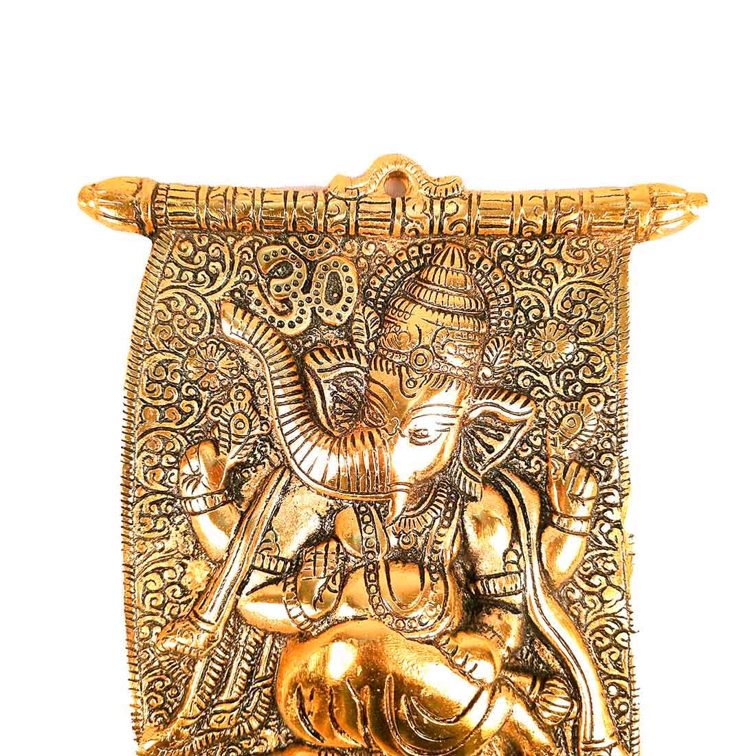 Ganesh Idol - Apkamart #color_Golden