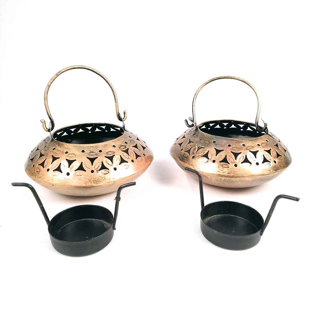 T Light Holder - Apkamart #style_Pack of 2