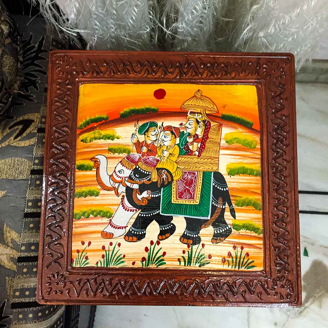 Corner Cabinet with Door and Shelves - for Living Room & Home Decor - 18 Inch - ApkaMart