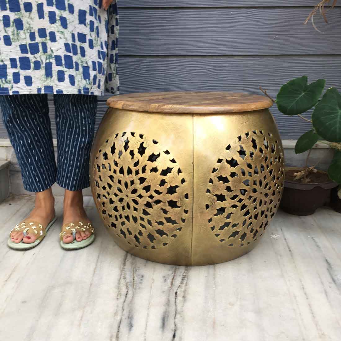 Center Table | Designer Coffee Table for Living Room - 22 Inch - ApkaMart