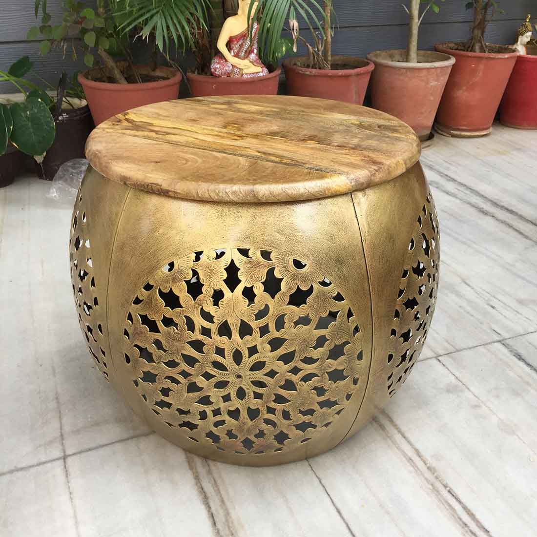 Center Table | Designer Coffee Table for Living Room - 22 Inch - ApkaMart