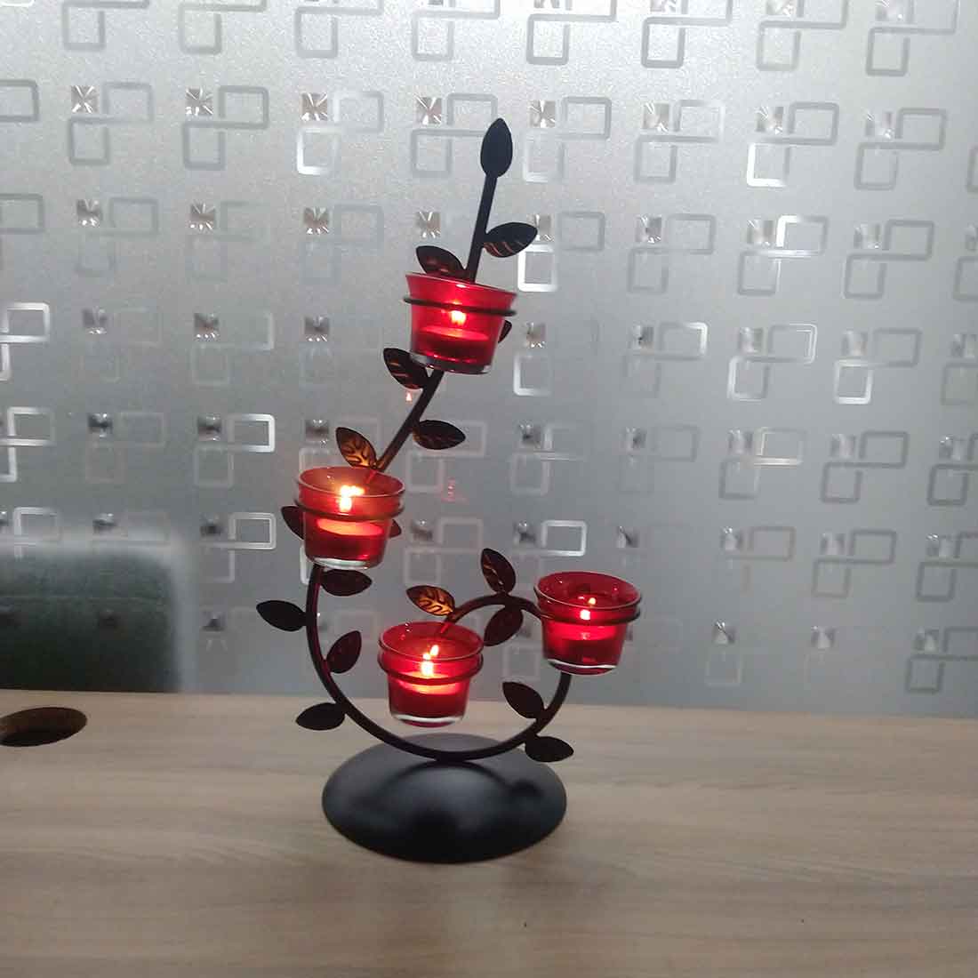 Candle Stand - Candle Stand for Dining Table - 17 Inch - ApkaMart