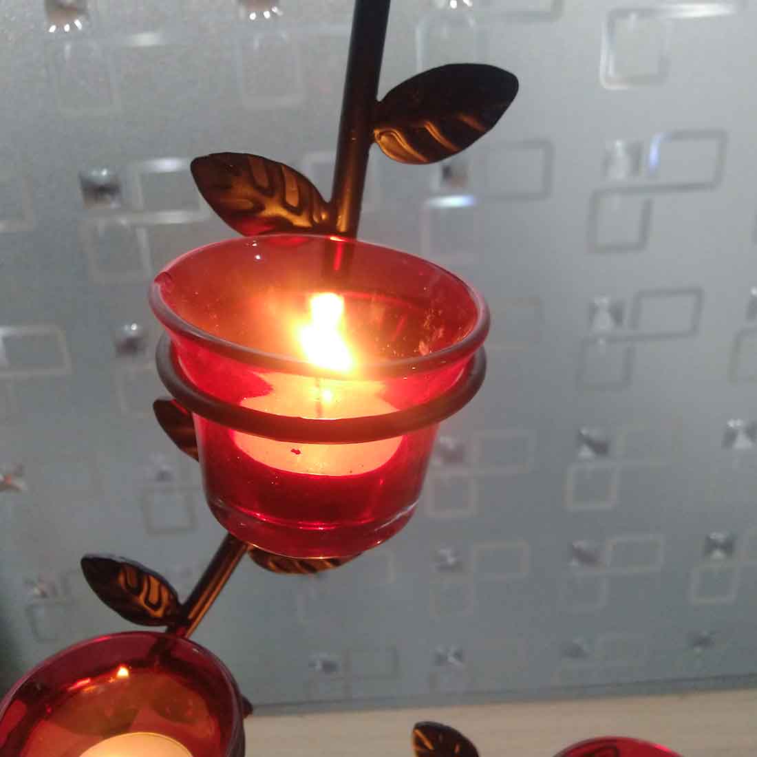 Candle Stand - Candle Stand for Dining Table - 17 Inch - ApkaMart