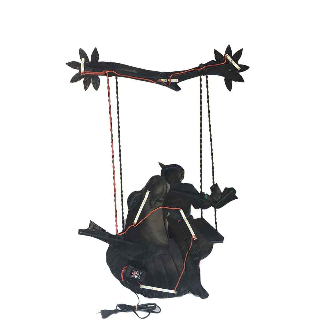 Radha Krishna Wall Hanging | LED  Wall Decor - 29 Inch - ApkaMart