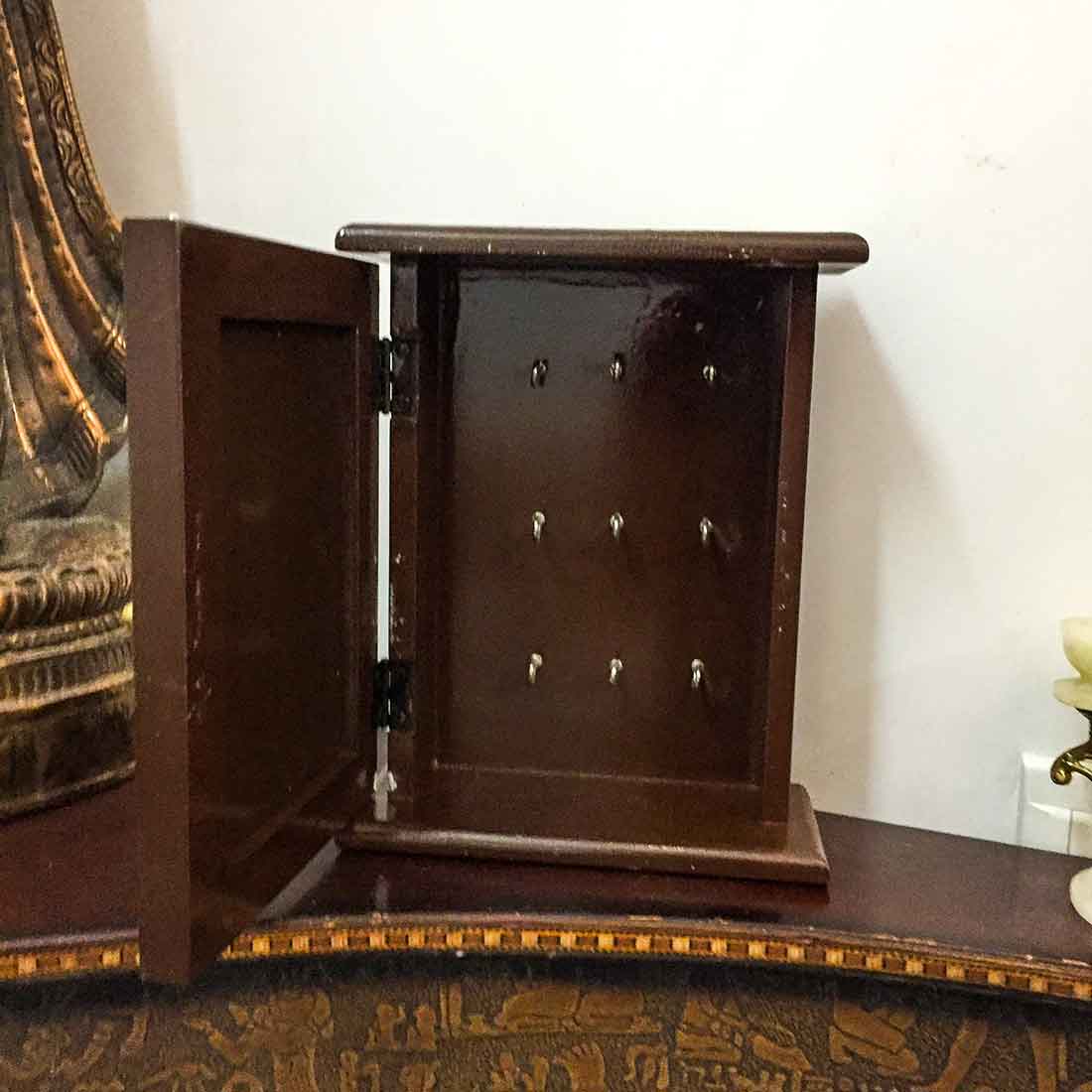Key Holder - Box Design in Brass - 10 Inch - ApkaMart