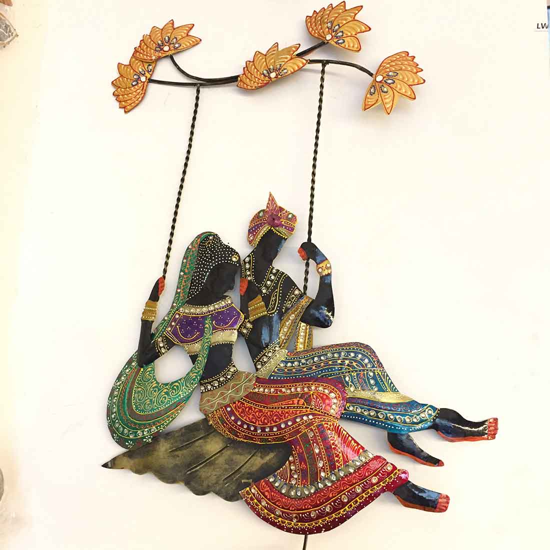 Radha Krisha Wall Art - LED Wall hanging for Living Room & Home Decor - 29 Inch - ApkaMart