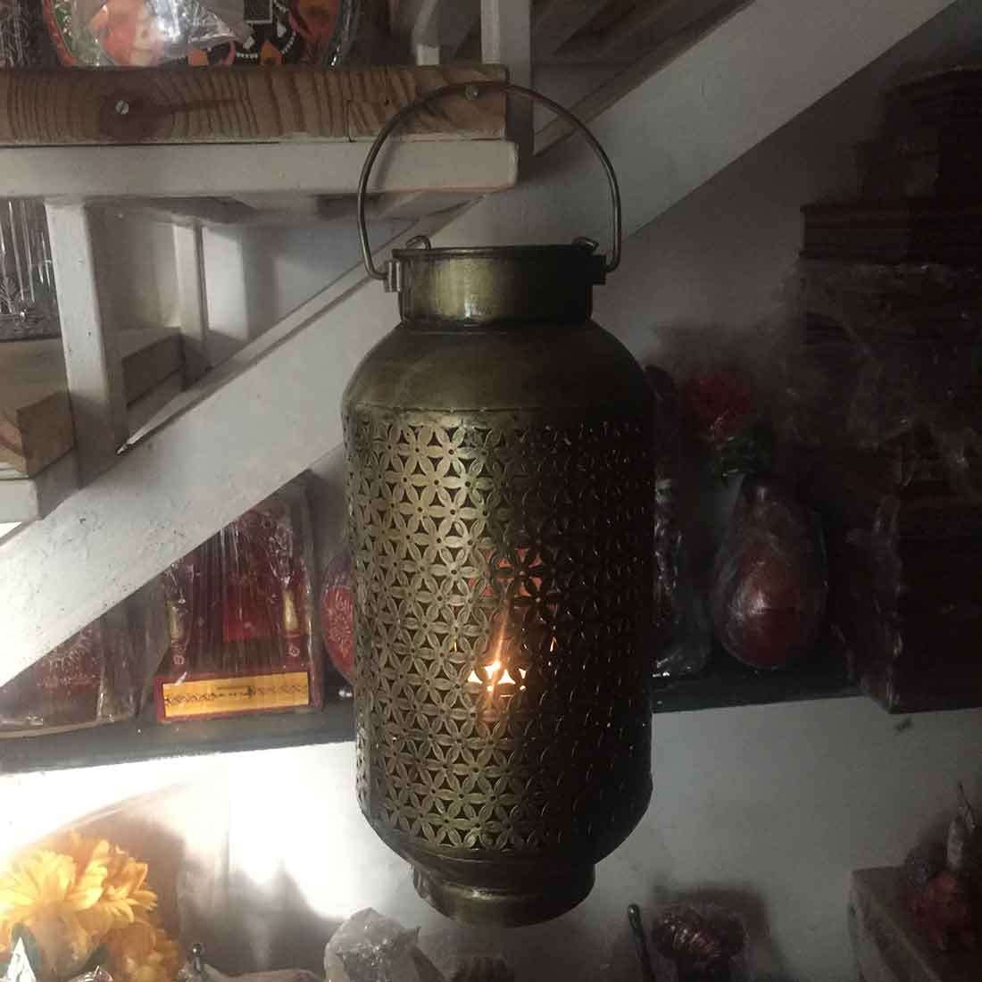 Wall Hanging T Light Holder - for Living Room Home Décor - 16 Inch - ApkaMart