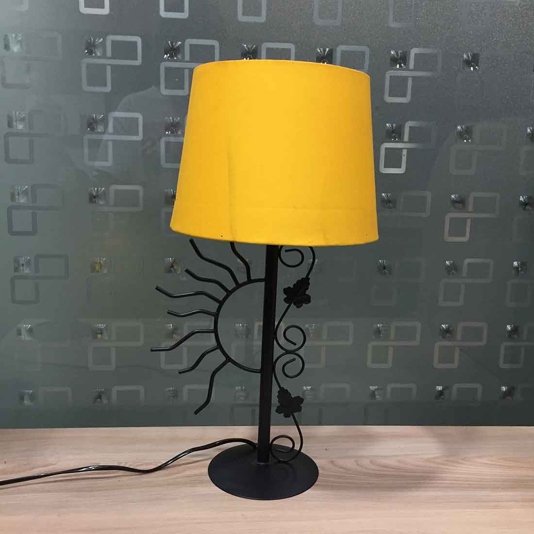 Lantern | Table Lamp Marble - for Bedroom & Living room - 16 inch - ApkaMart