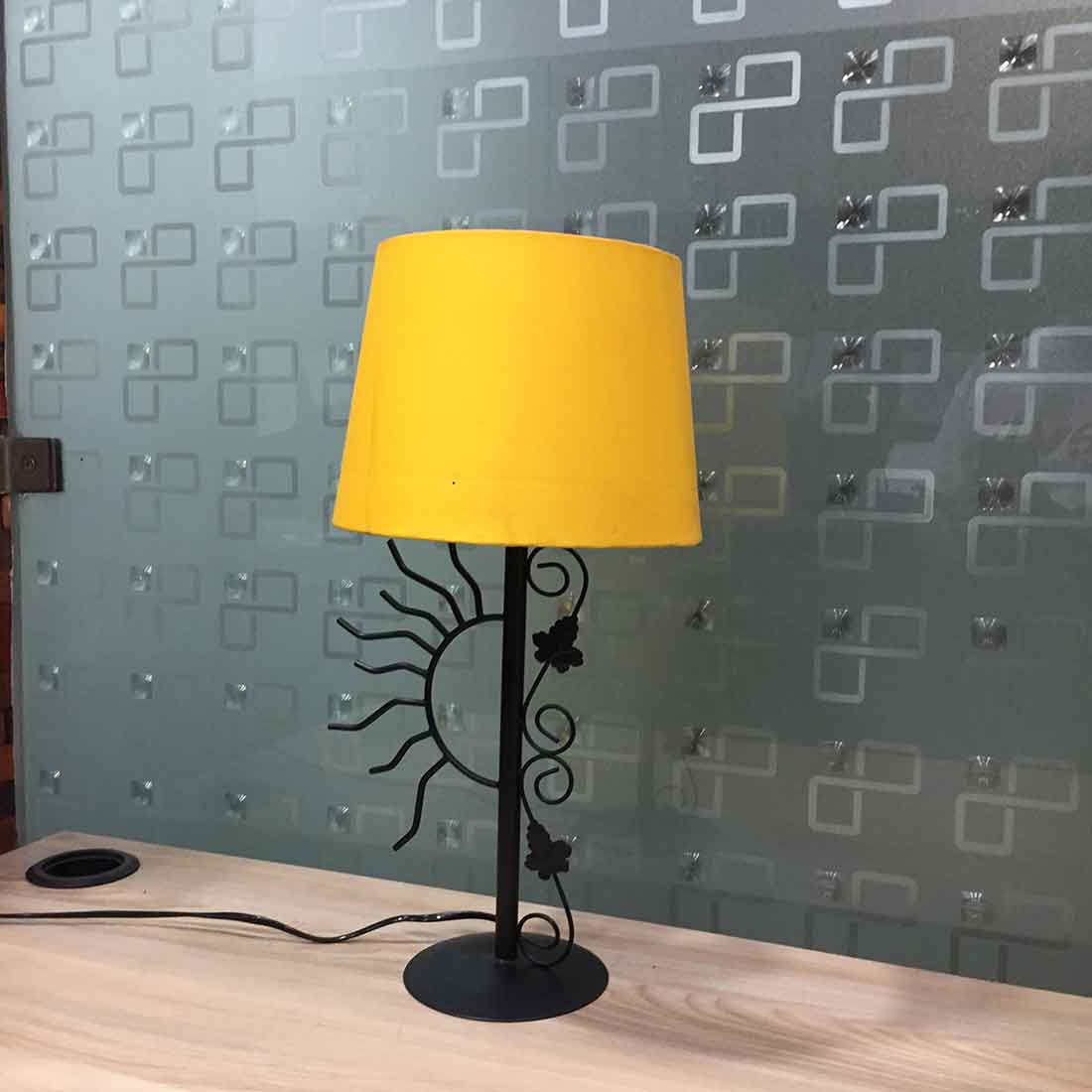 Lantern | Table Lamp Marble - for Bedroom & Living room - 16 inch - ApkaMart