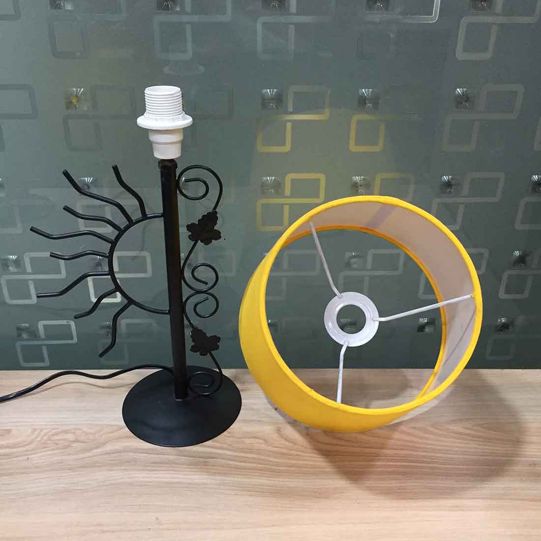 Lantern | Table Lamp Marble - for Bedroom & Living room - 16 inch - ApkaMart