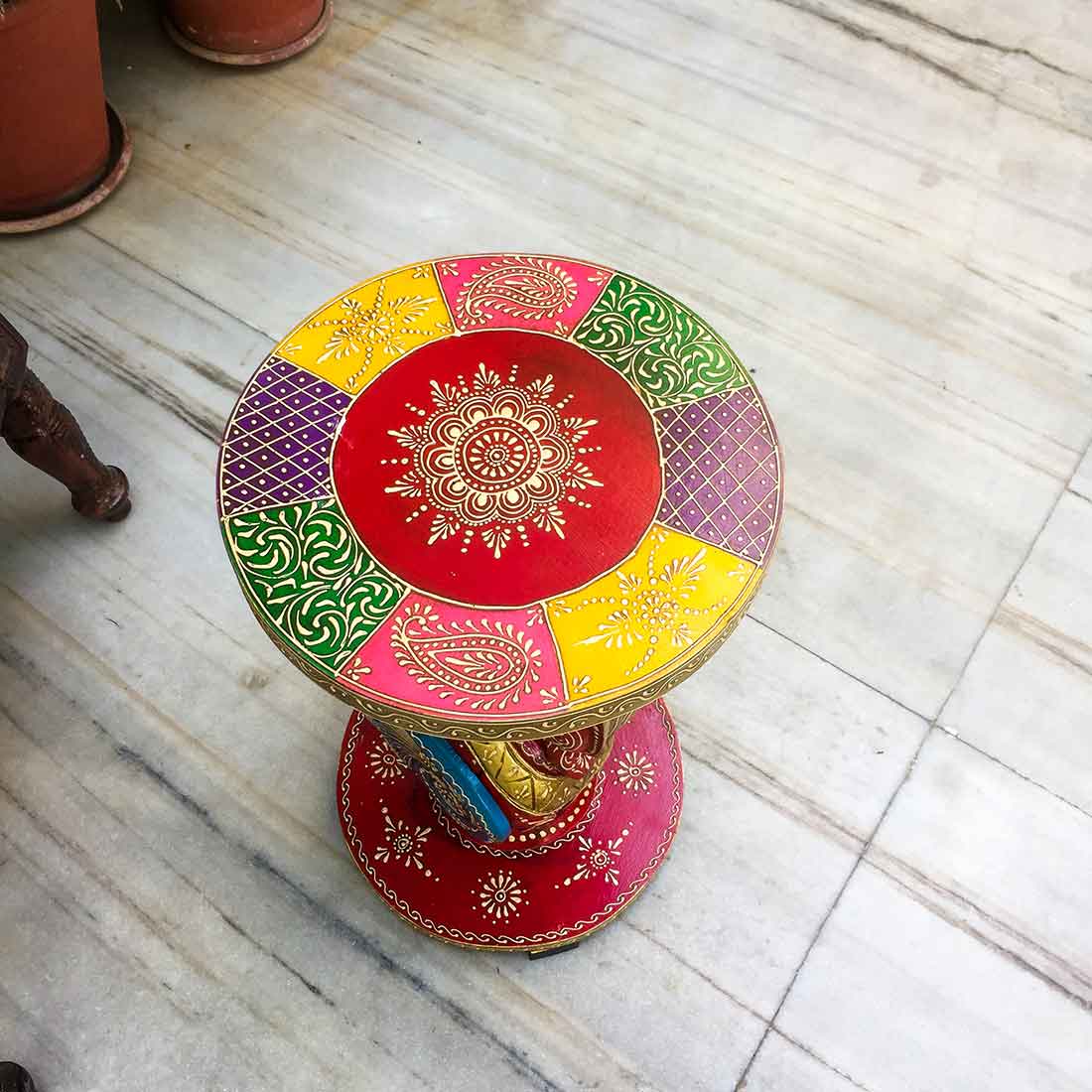 Designer Coffee Table- Apkamart #color_Blue Wings