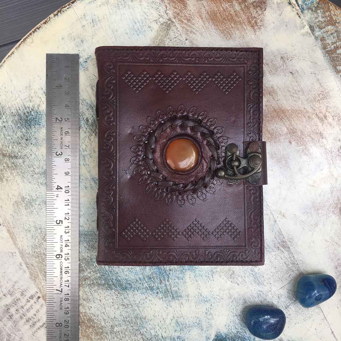 Lock Diary | Leather Diary - For Birthday & Anniversary Gifts - 6 inch - ApkaMart