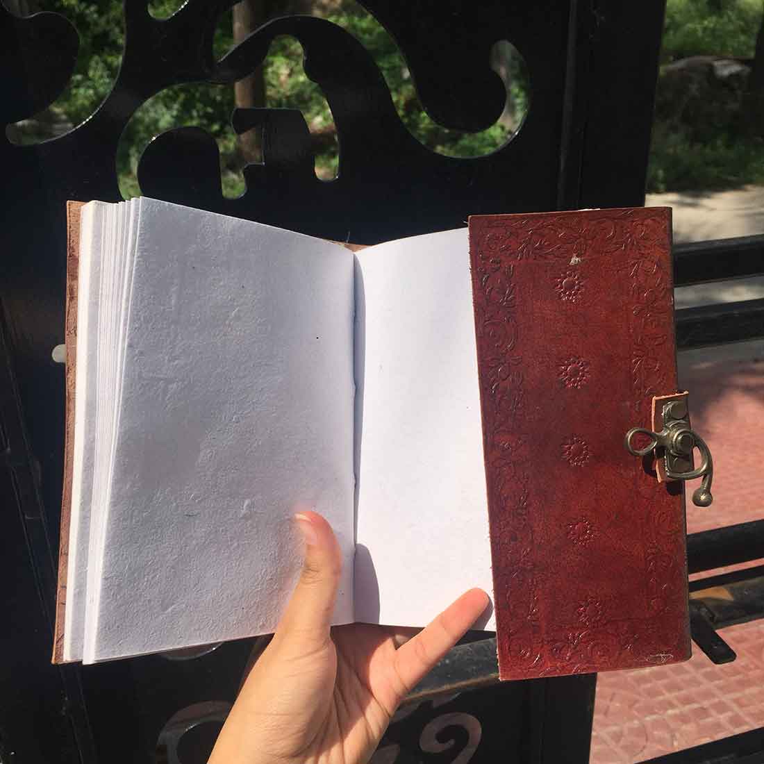 Personal Diary | Leather Journal - for Men & Women -7 inch - ApkaMart