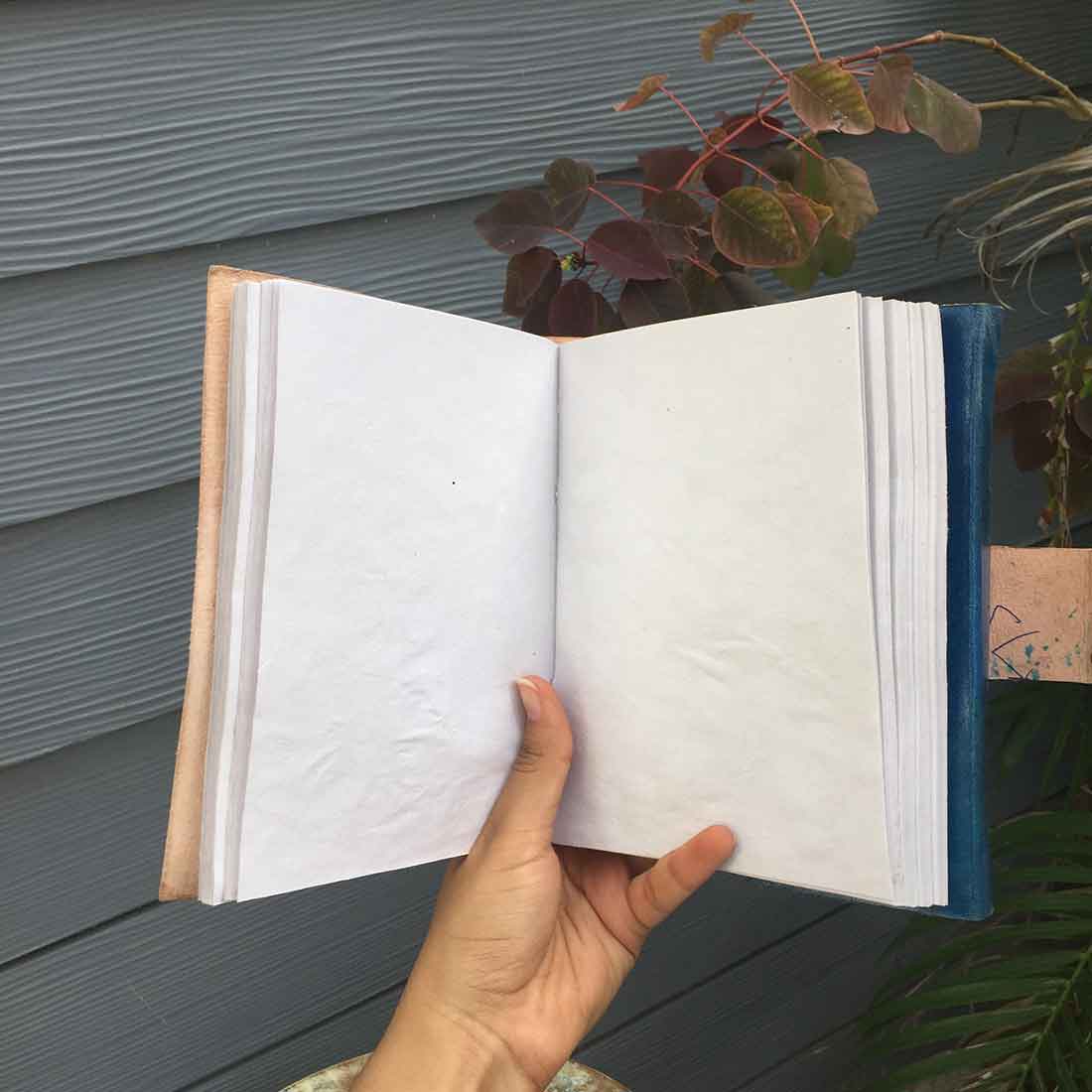 Leather Journal Notebook - Writing Journals for Men & Women - 7 inch - ApkaMart