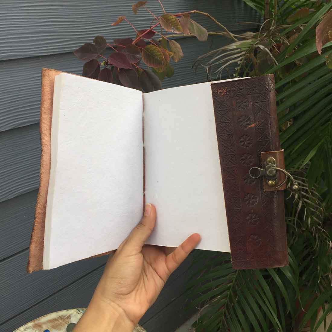 Personal Diary with Lock | Leather Journal - For Men & Women - 7 inch - ApkaMart
