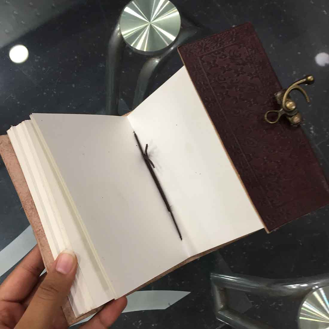 Antique Travel Diary | Leather Notebook for Work - 6 inch - ApkaMart