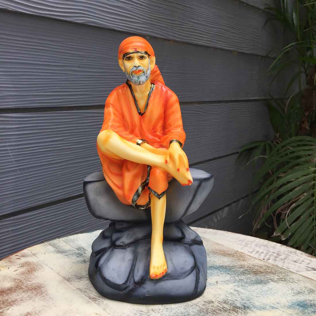 Sai Baba Showpiece - Sai Baba Idol for Home - 9 Inch - ApkaMart