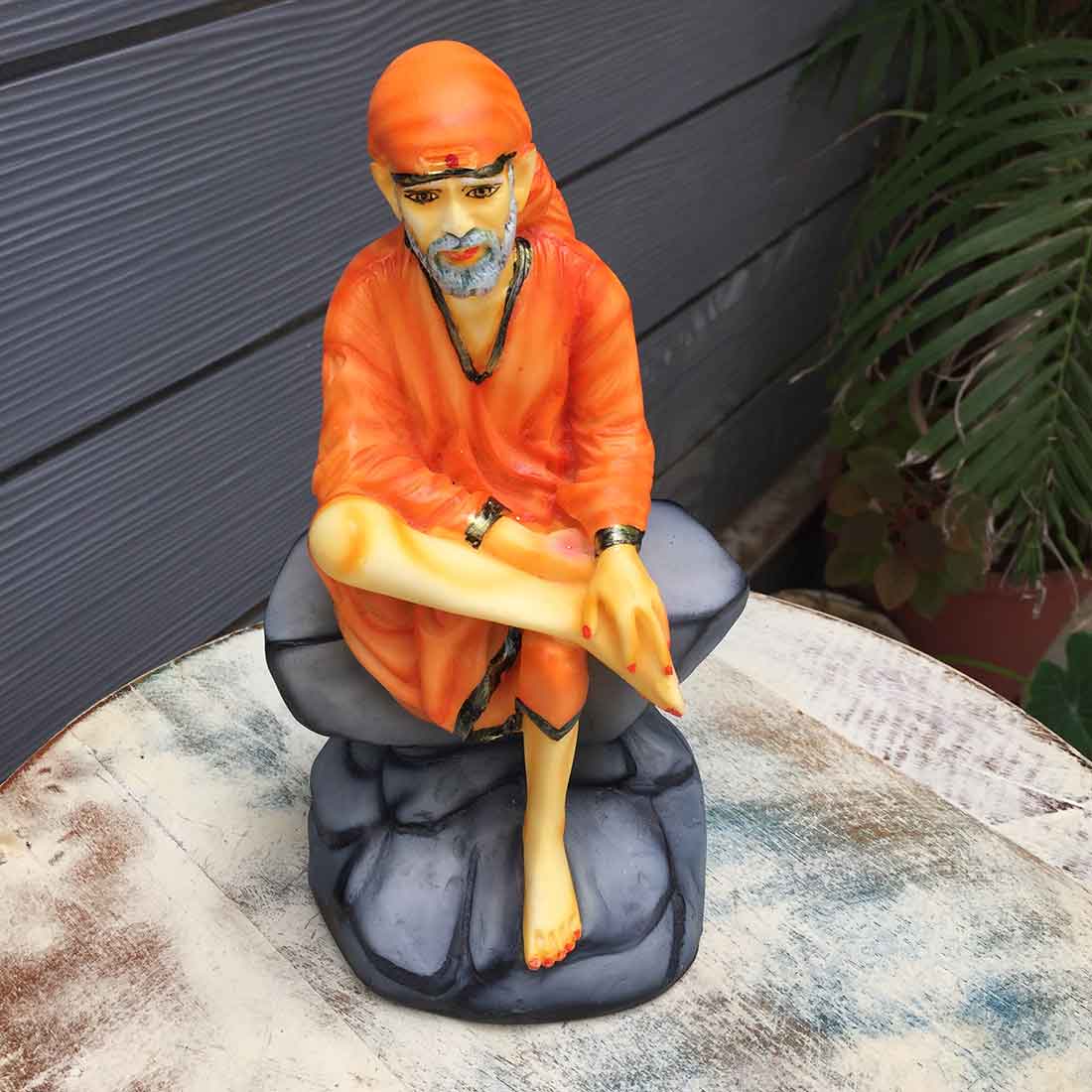 Sai Baba Showpiece - Sai Baba Idol for Home - 9 Inch - ApkaMart