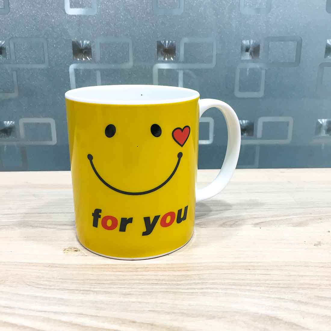 Smiley Coffee Mug - for Tea, Coffee, Milk, Beverage - ApkaMart