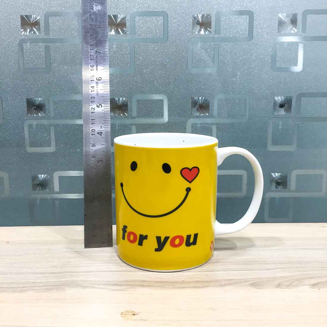 Smiley Coffee Mug - for Tea, Coffee, Milk, Beverage - ApkaMart